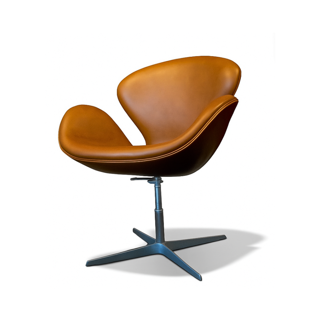Arne Jacobsen Svanestole – Elegance Walnut læder