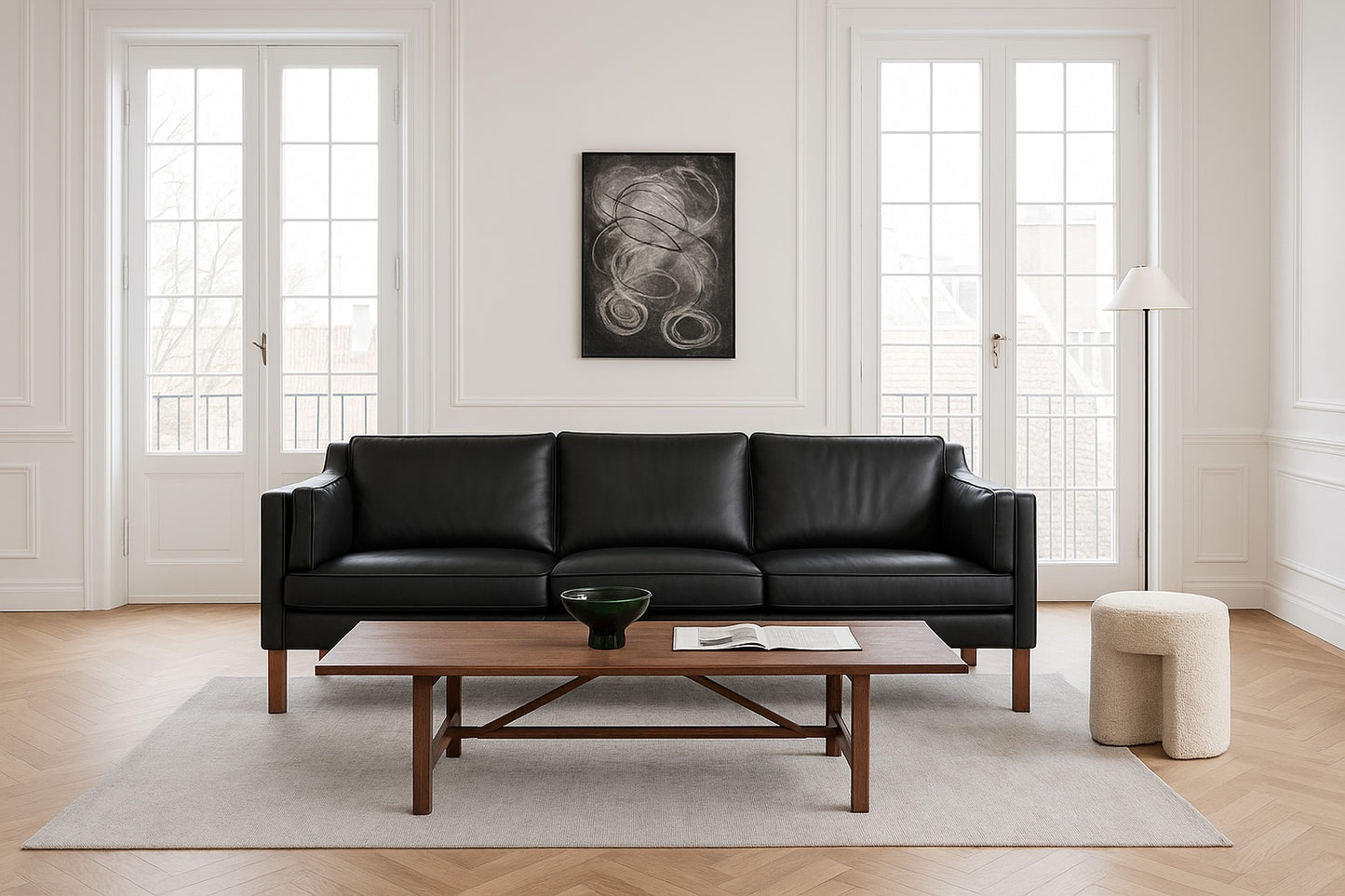 Børge Mogensens klassiske 3-personers sofa – model 2213